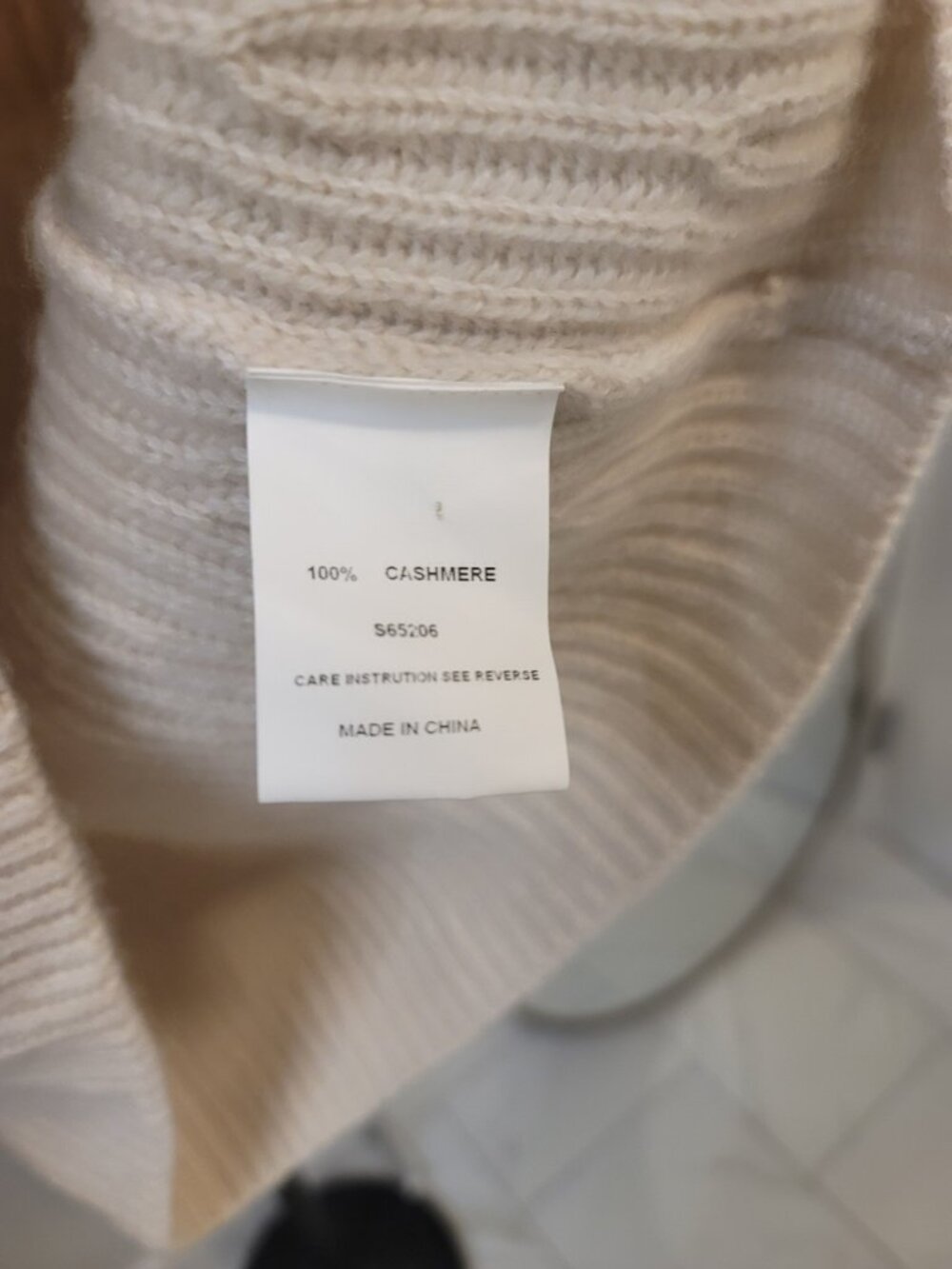 Ann Mashburn Cashmere Sweater Vest Women’s S Beige - Picture 5 of 6